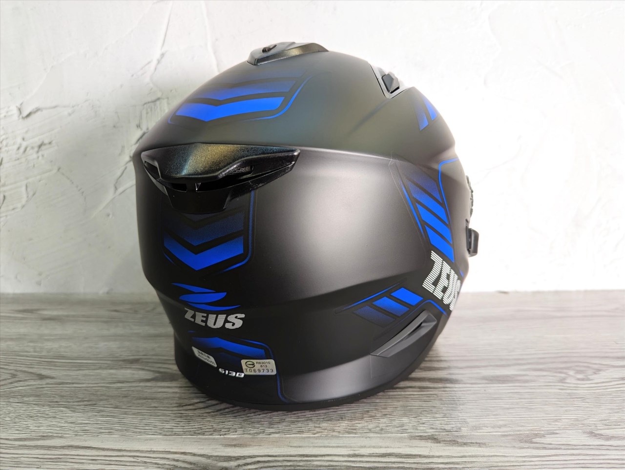《遠古騎士》瑞獅 ZEUS 613B AJ10 消光黑藍 半罩安全帽 內襯全可拆 ZS613B