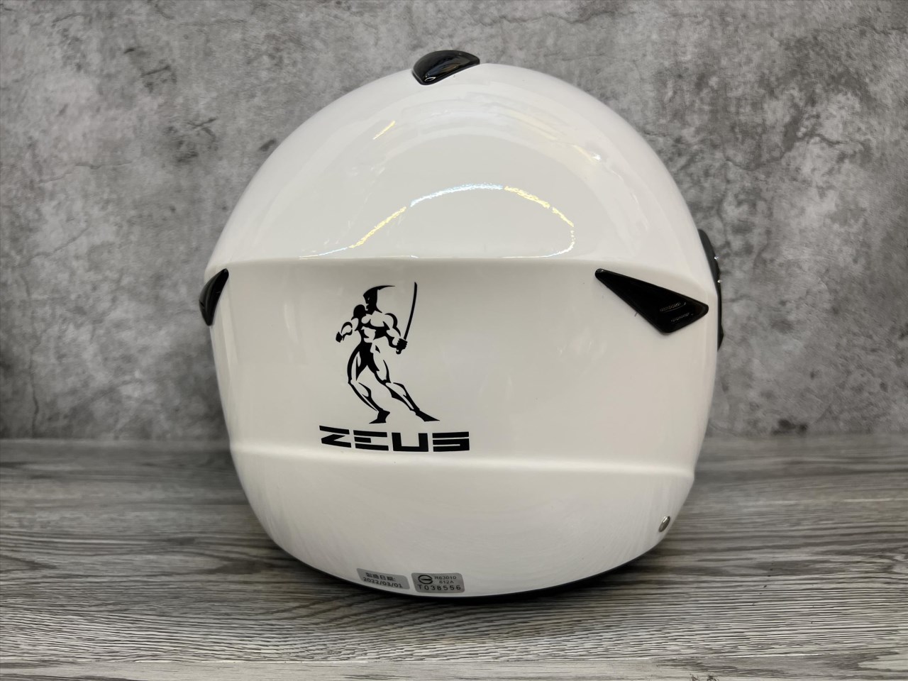 《遠古騎士》瑞獅 ZEUS 612A 素色 亮白 半罩安全帽 內襯全可拆 ZS612-A