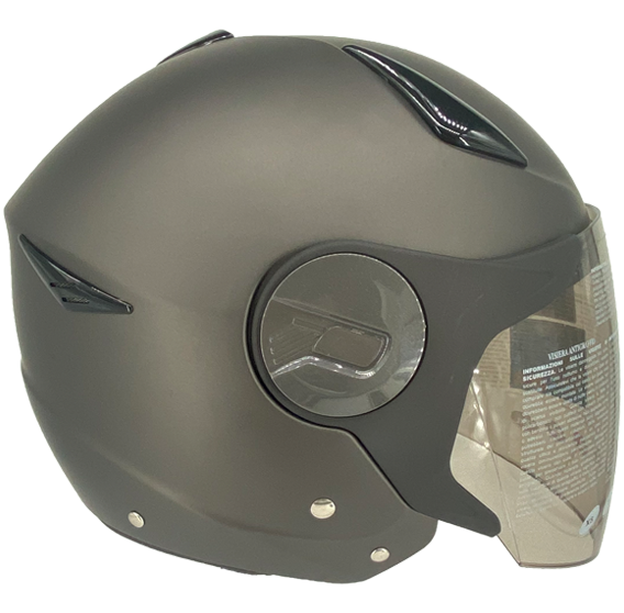 《遠古騎士》瑞獅 ZEUS 612A 素色 消光黑銀 半罩安全帽 內襯全可拆 ZS612-A