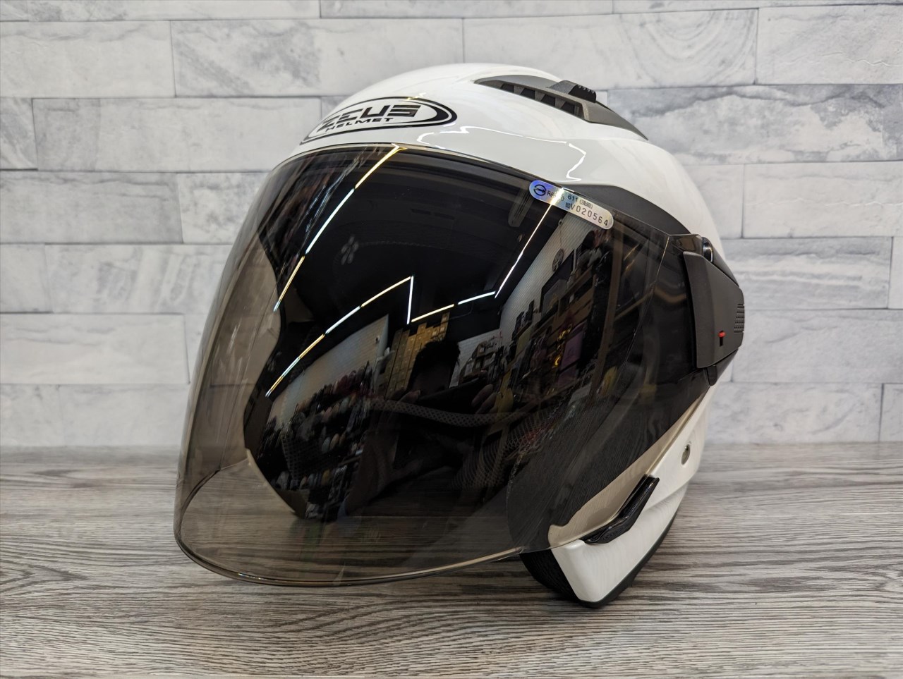 《遠古騎士》瑞獅 ZEUS 611F 素 亮白 加大款 安全帽 半罩式 全可拆洗 ZS-611F