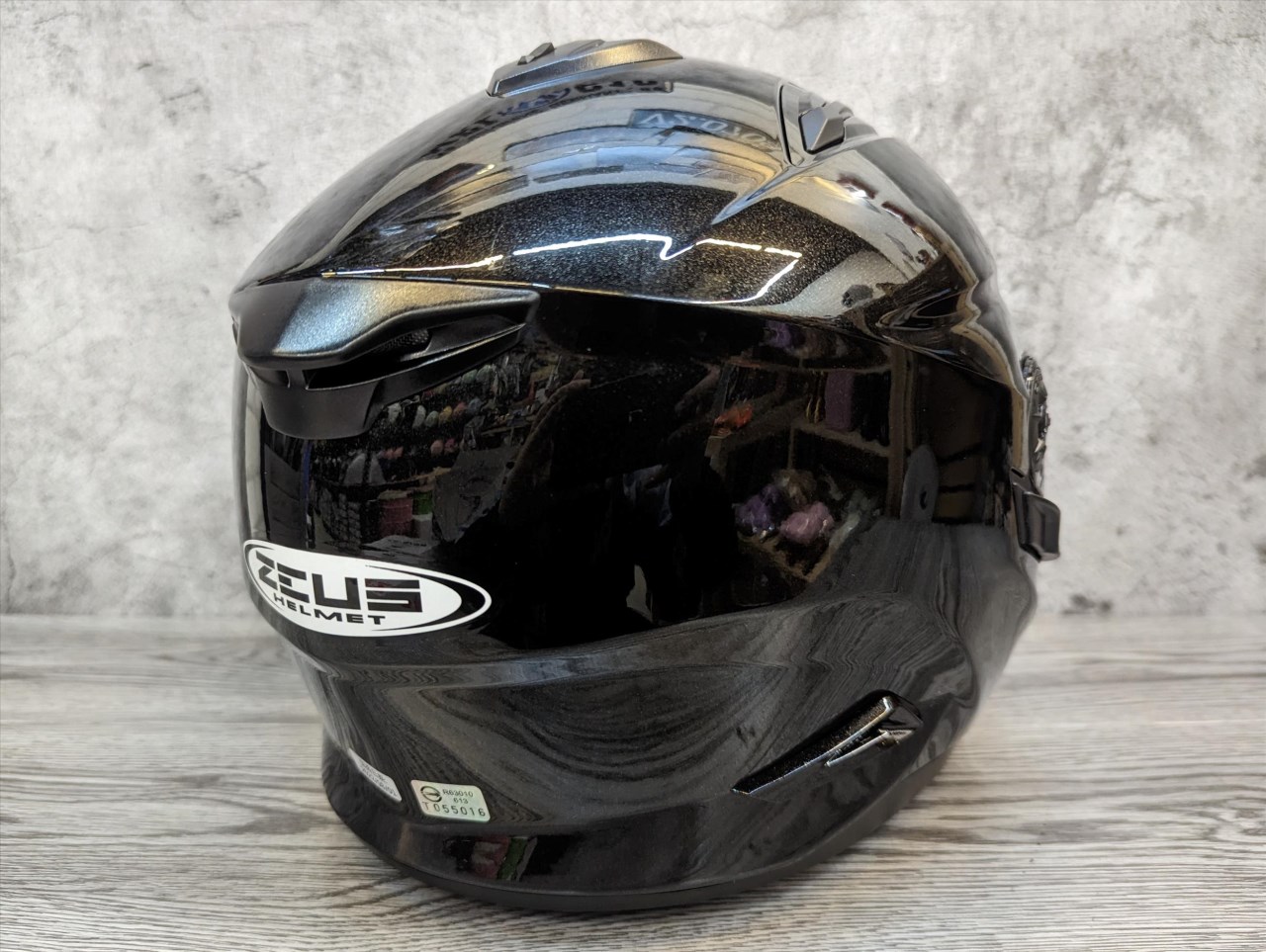 《遠古騎士》瑞獅 ZEUS 613B 素色 亮黑 半罩安全帽 內襯全可拆 雙鏡片