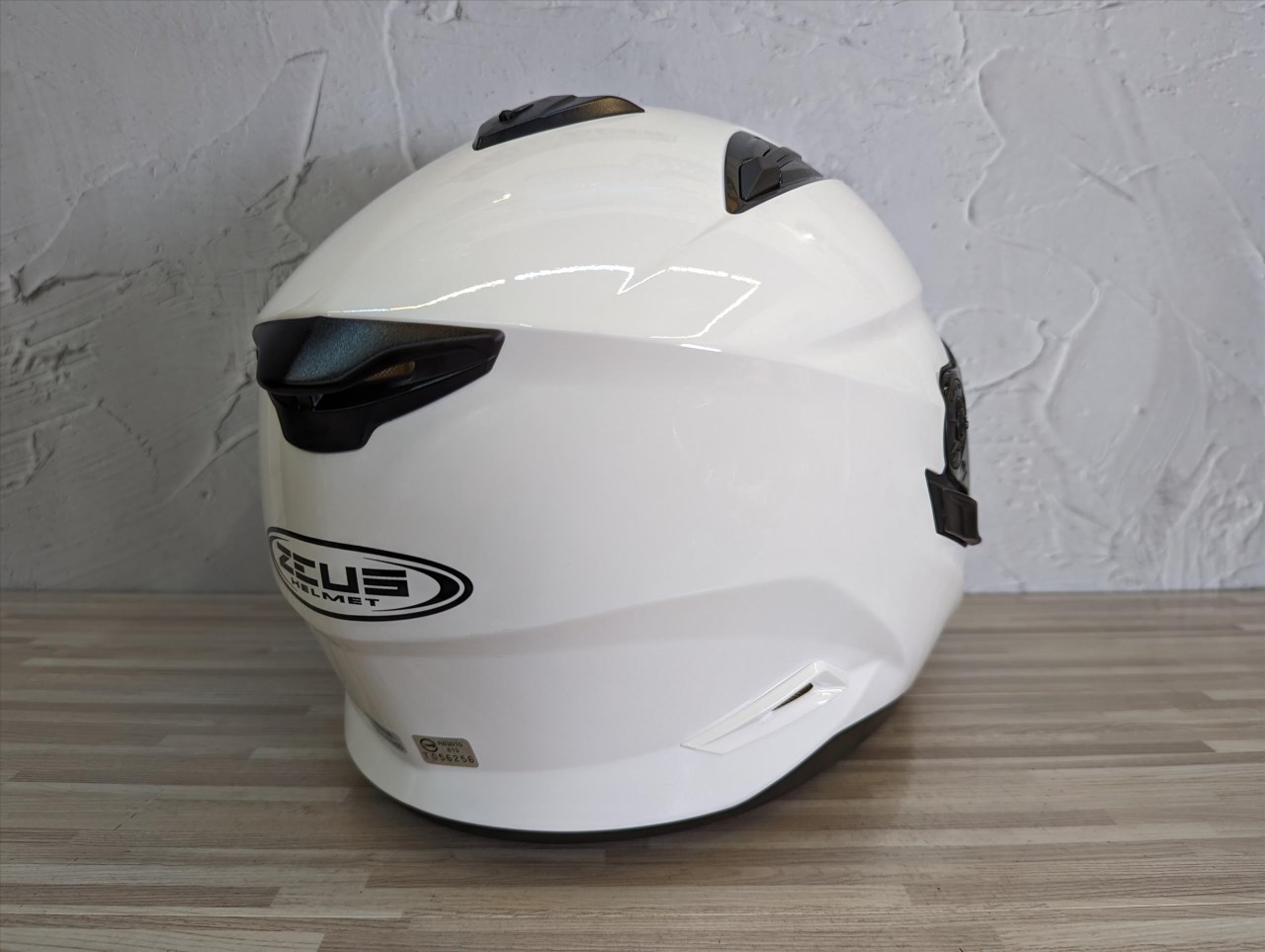 《遠古騎士》瑞獅 ZEUS 613B 素色 白色 半罩安全帽 內襯全可拆 雙鏡片