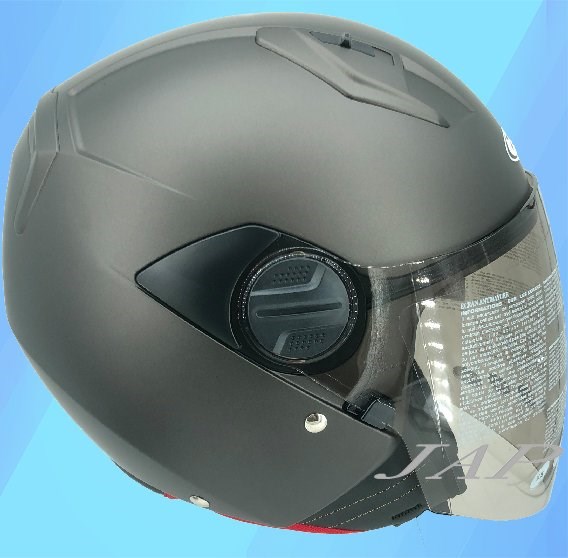 《遠古騎士》瑞獅 ZEUS 213素 平光黑銀 半罩安全帽 內襯全可拆 ZS213