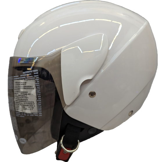 《遠古騎士》瑞獅 ZEUS 202D 素 白色 全可拆 半罩 安全帽 基本款