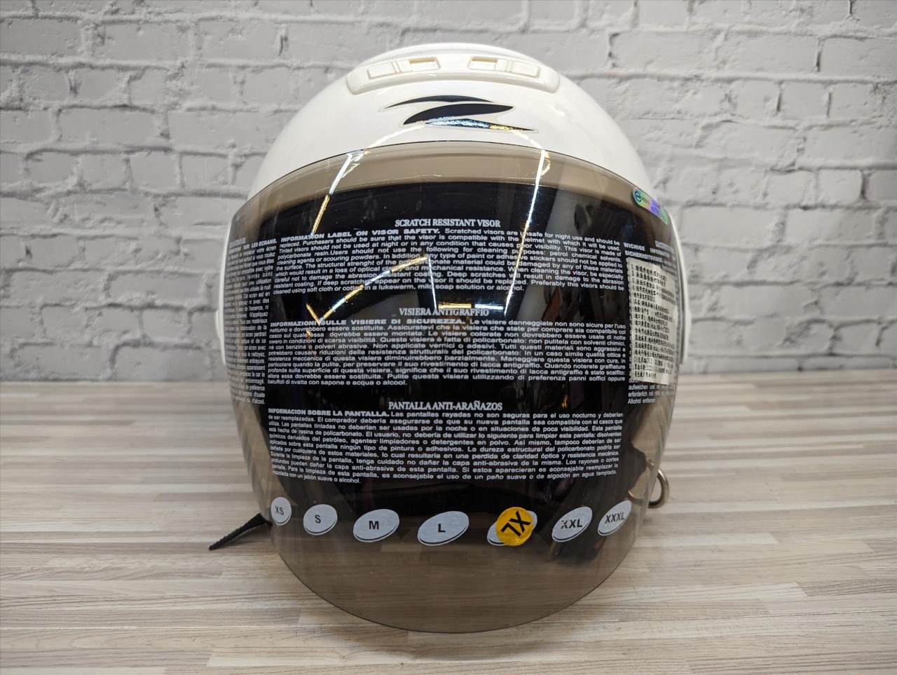 《遠古騎士》瑞獅 ZEUS 202D 素 白色 全可拆 半罩 安全帽 基本款