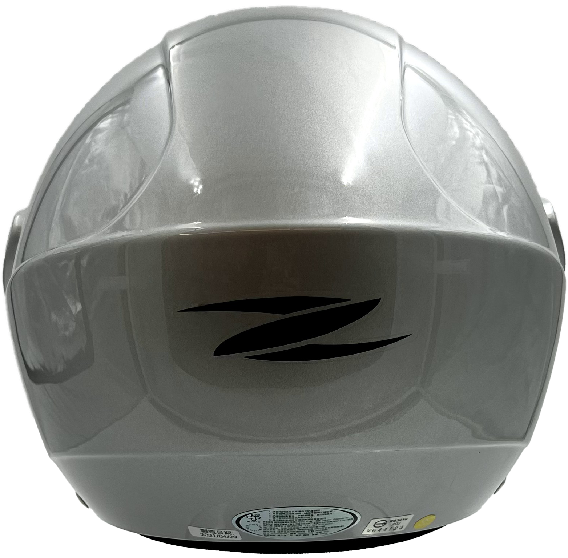 《遠古騎士》瑞獅 ZEUS 202D 素 白銀 全可拆 半罩 安全帽 基本款