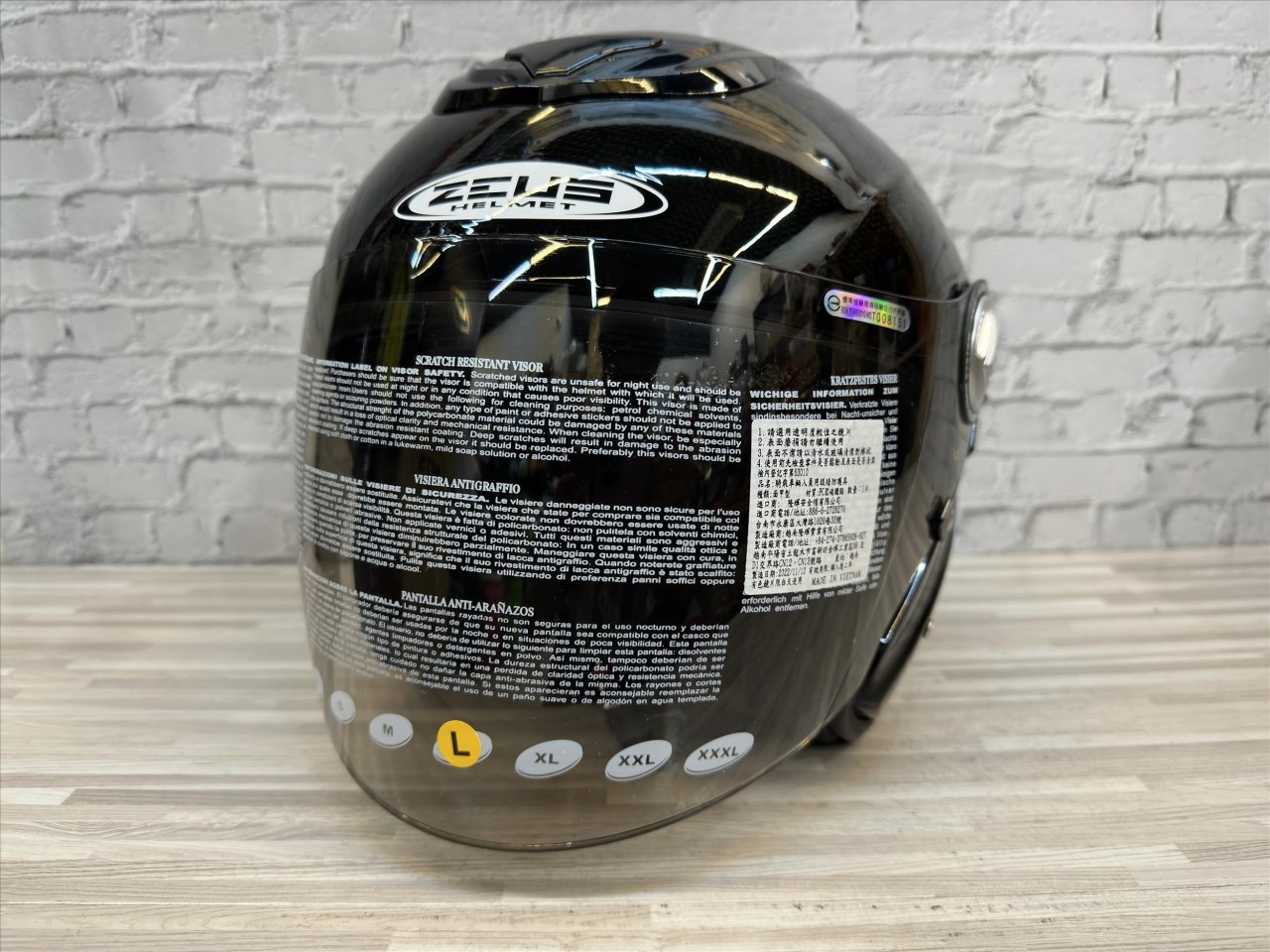 《遠古騎士》ZEUS 瑞師 625 ZS-625 六角碳纖維 Carbon 雙鏡片 超輕 全可拆半罩安全帽