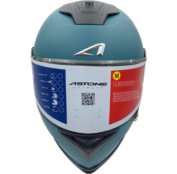 《遠古騎士》ASTONE GTB800 AO12 消光深藍綠 雙鏡片雙D扣 全罩安全帽
