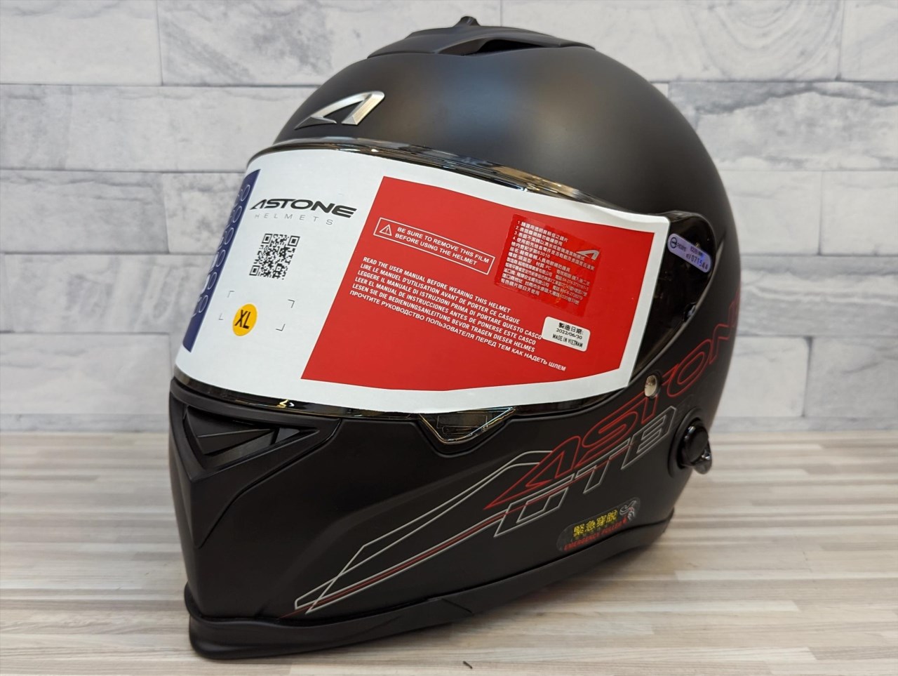 《遠古騎士》ASTONE GTB800 AO12 消光黑 雙鏡片 雙D扣 全罩安全帽