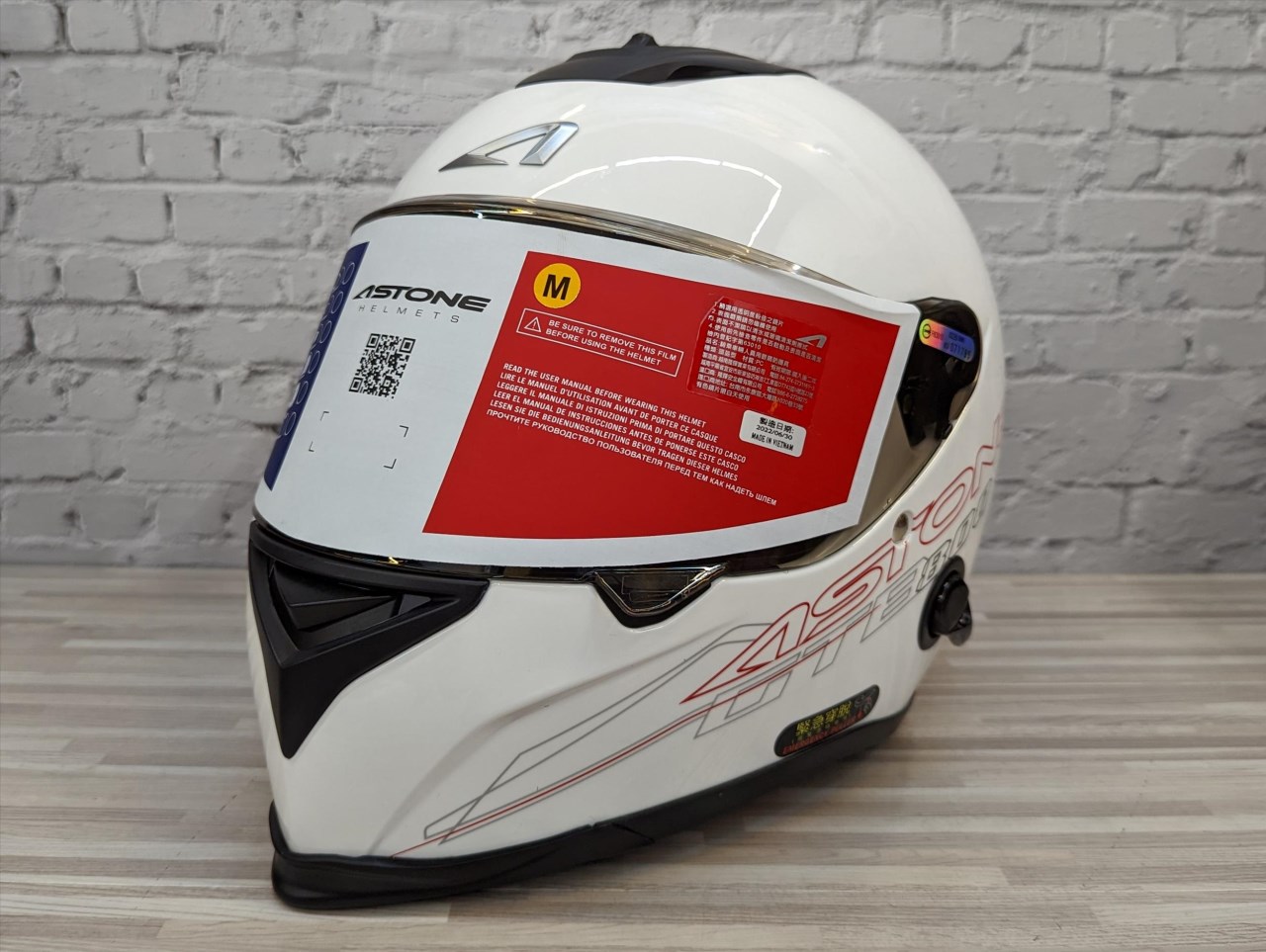 《遠古騎士》ASTONE GTB800 AO12 白色 雙鏡片 雙D扣 全罩安全帽