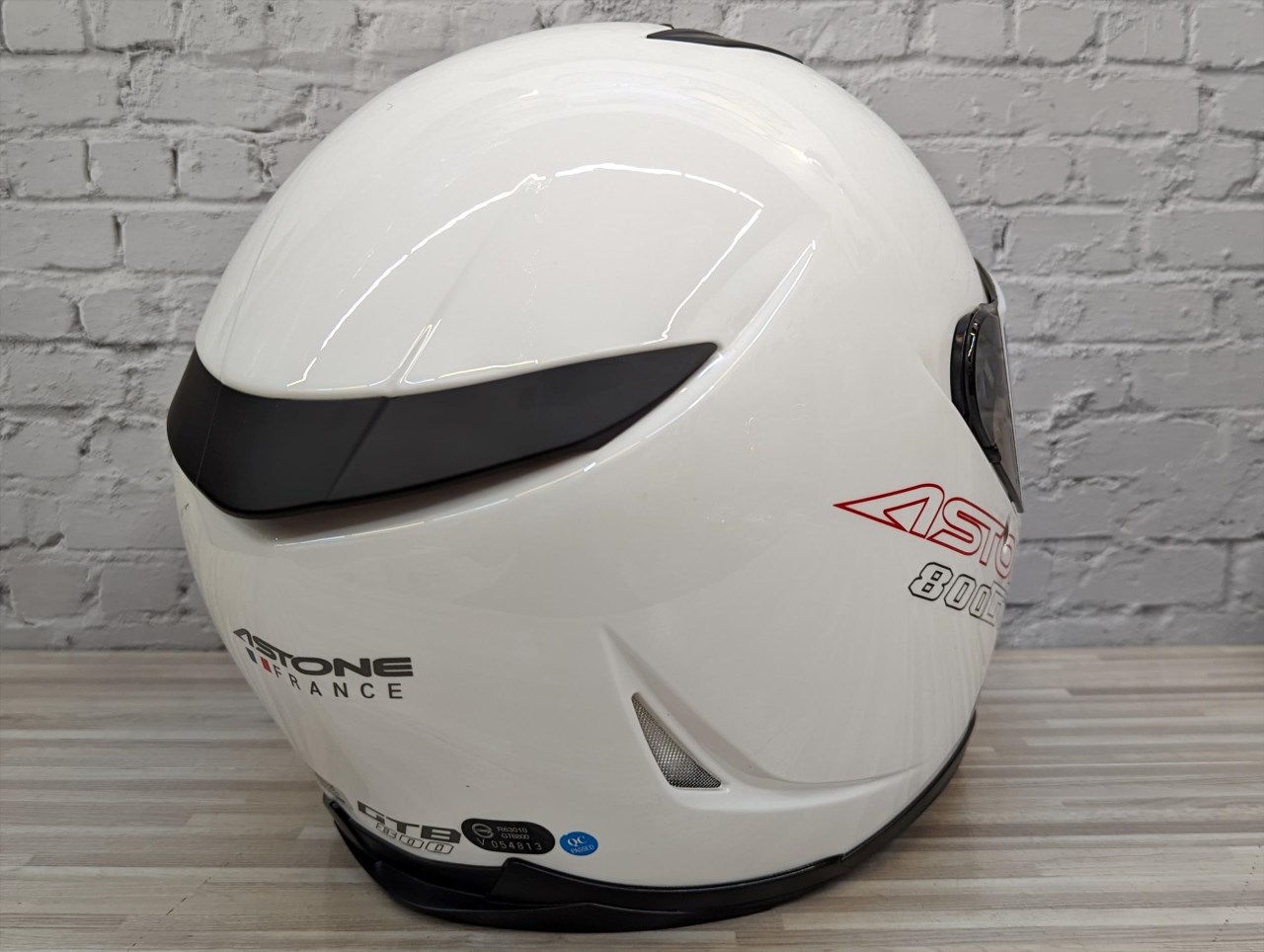 《遠古騎士》ASTONE GTB800 AO12 白色 雙鏡片 雙D扣 全罩安全帽