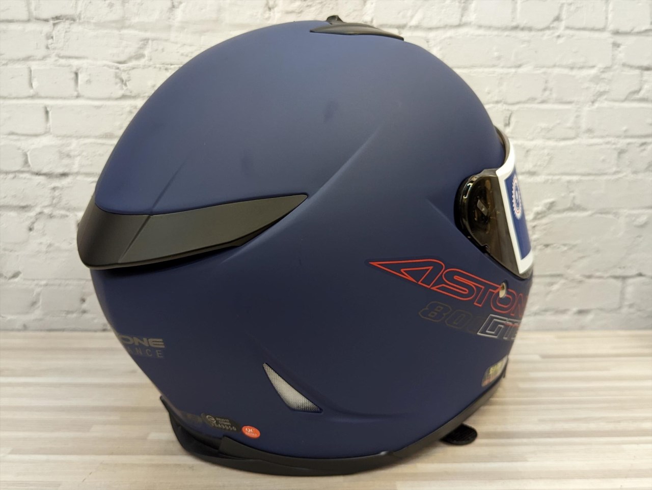 《遠古騎士》ASTONE GTB800 AO12 啞光藍 雙鏡片 雙D扣 全罩安全帽