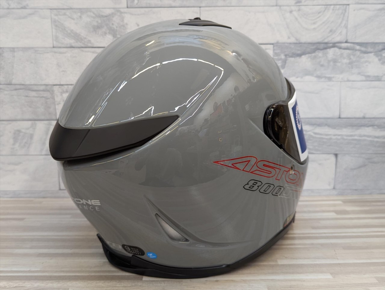 《遠古騎士》ASTONE GTB800 AO12 水泥灰 雙鏡片 雙D扣 全罩安全帽