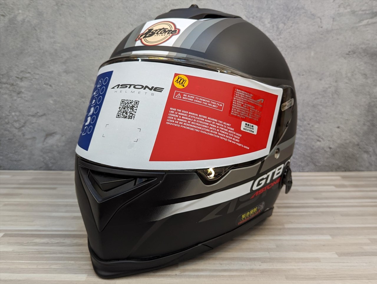 《遠古騎士》ASTONE GTB800 AO10 消光黑銀 雙鏡片 雙D扣 全罩安全帽