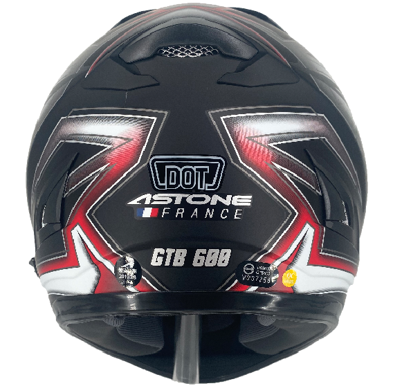 《遠古騎士》ASTONE GTB 600 II66 消光黑紅 全罩 安全帽 內墨片