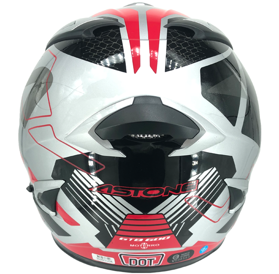 《遠古騎士》ASTONE GTB 600 II71 銀紅 全罩 安全帽 內墨片