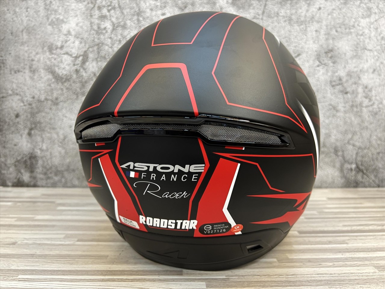 《遠古騎士》ASTONE 808 ROADSTAR WW11 消光黑紅 全罩安全帽 內墨片眼鏡溝