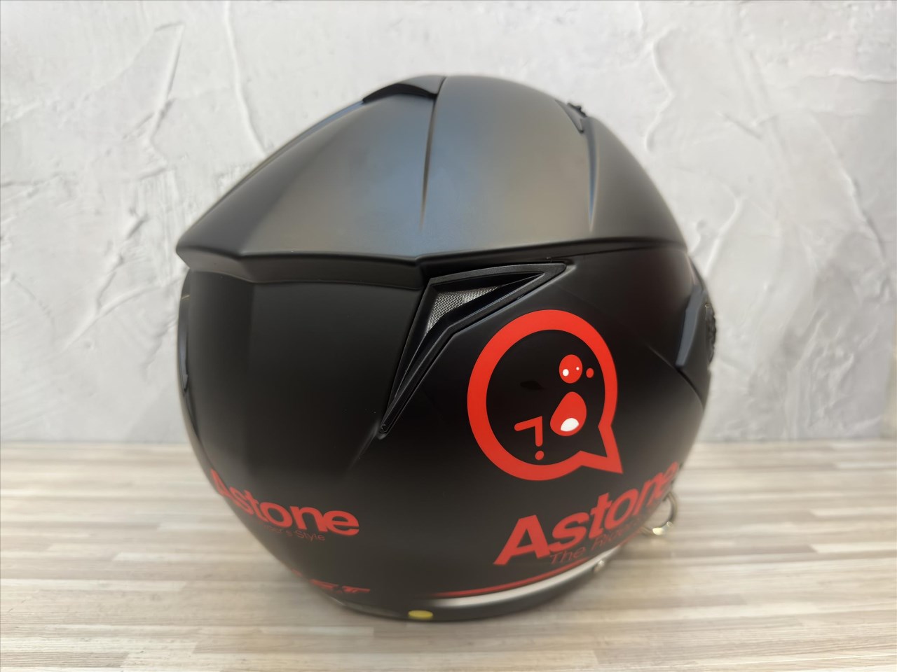 《遠古騎士》ASTONE RST AQ11 平光黑紅 輕量四分之三 內墨鏡 半罩 安全帽