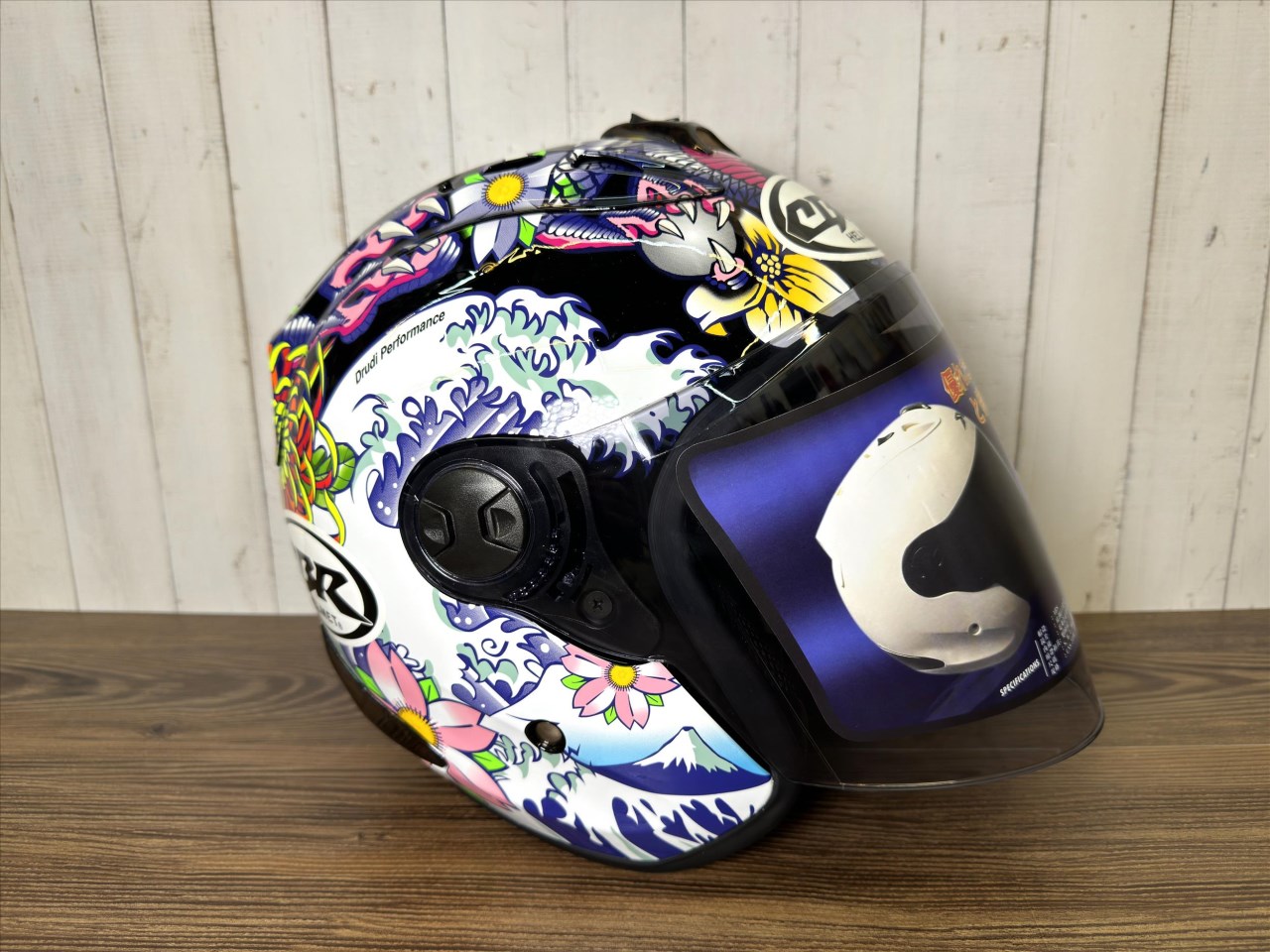 《遠古騎士》CBR S70 浮世繪 亮黑色 內襯全可拆洗 半罩 復古帽 安全帽