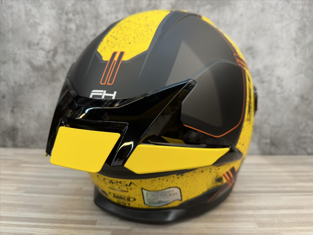 《遠古騎士》 LUBRO CORSA TECH 361消光黃 全罩 安全帽 雙D扣