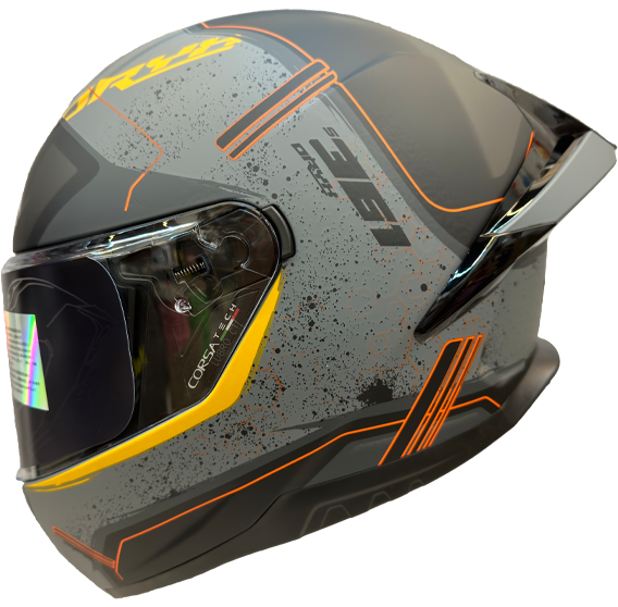 《遠古騎士》 LUBRO CORSA TECH 361消光灰 全罩 安全帽 雙D扣