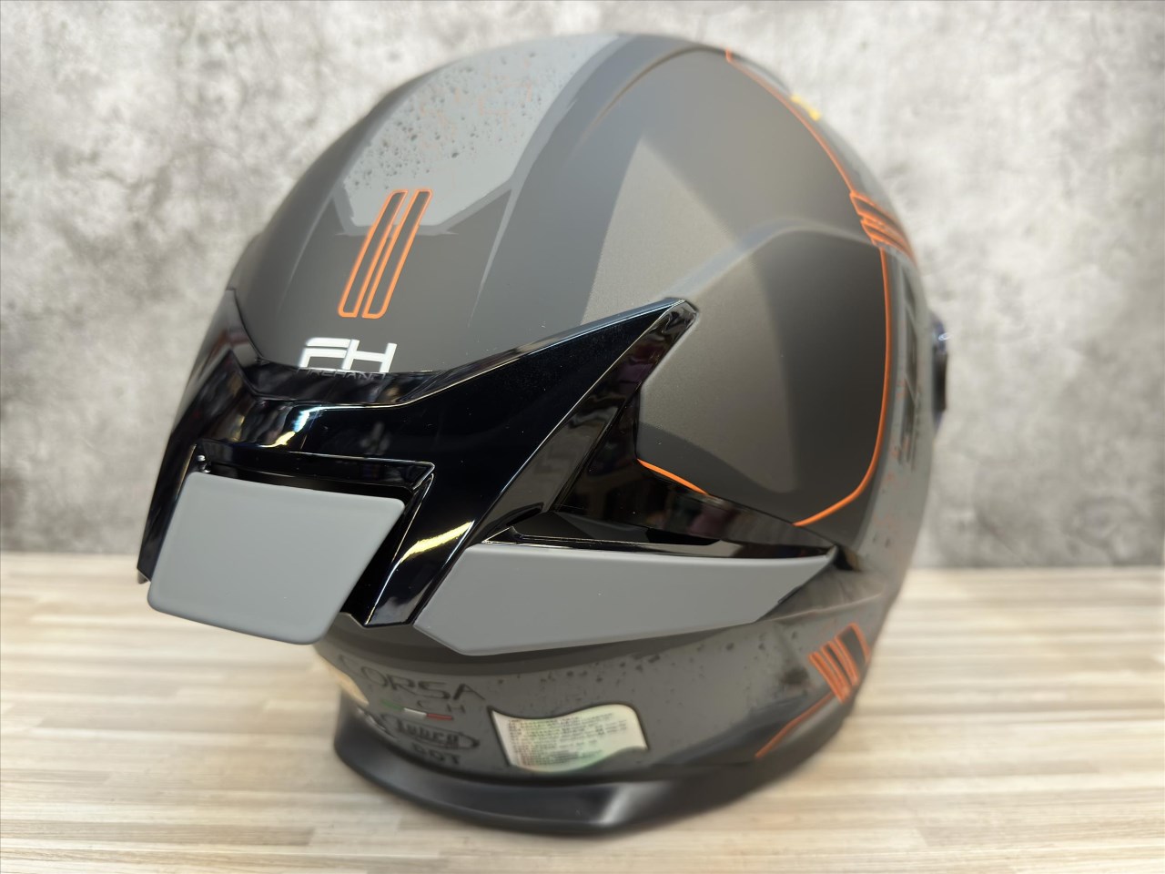 《遠古騎士》 LUBRO CORSA TECH 361消光灰 全罩 安全帽 雙D扣