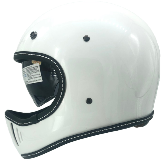 《遠古騎士》M2R MX-2 MX2 SV 亮白 素色 輕量 山車帽 全罩 雙鏡 安全帽