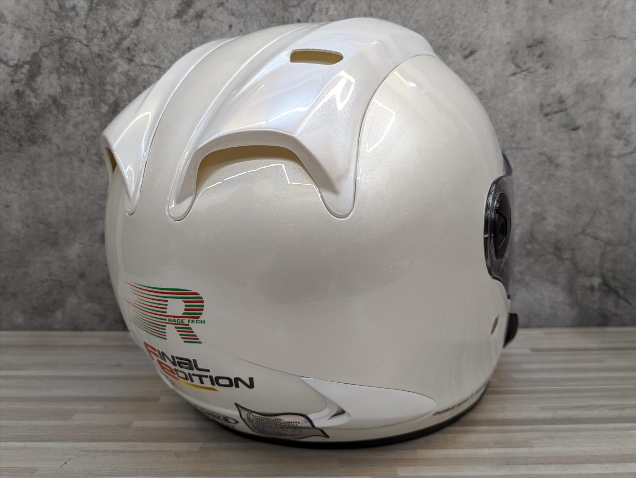 《遠古騎士》 LUBRO RACE TECH 素色 白 內襯可拆 安全帽 雙D扣 R帽