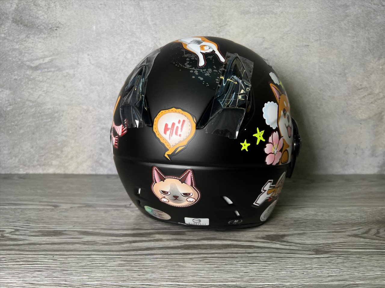 《遠古騎士》M2R M700 童帽 #5 柴犬 消光黑 安全帽 半罩 全可拆洗