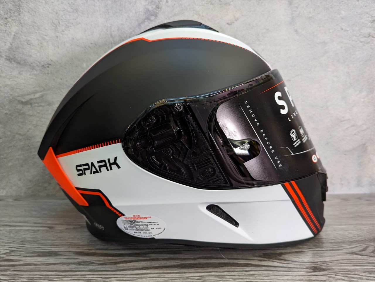 《遠古騎士》AIROH 義大利 SPARK #2 消光黑橘 全罩帽 安全帽