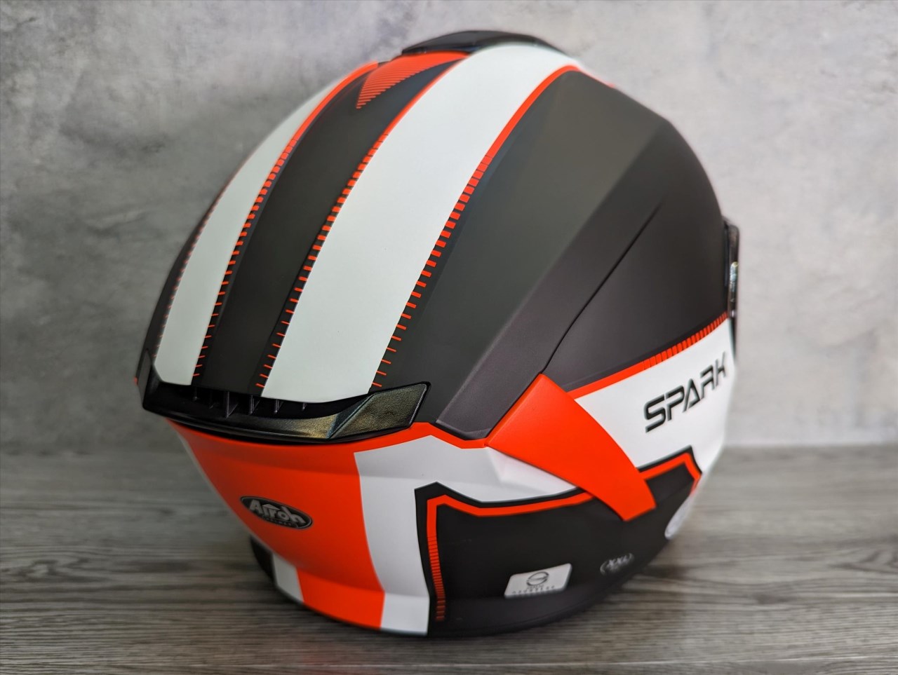 《遠古騎士》AIROH 義大利 SPARK #2 消光黑橘 全罩帽 安全帽