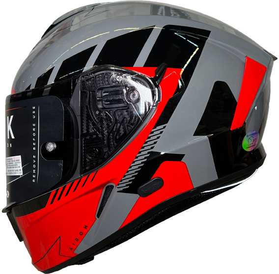 《遠古騎士》AIROH 義大利 SPARK #8 灰紅 全罩帽 安全帽