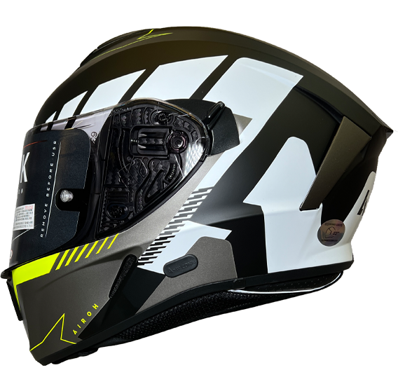 《遠古騎士》AIROH 義大利 SPARK #8 平黑灰 全罩帽 安全帽