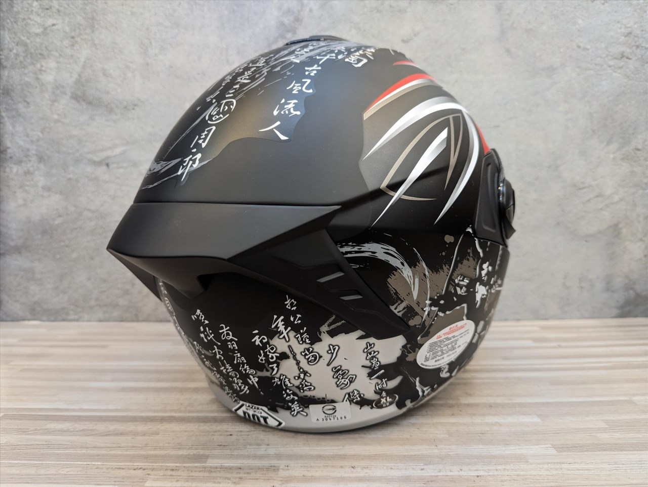 《遠古騎士》LAZER 安全帽 ST-303 #1 三國 消光黑紅 全罩安全帽大鴨尾