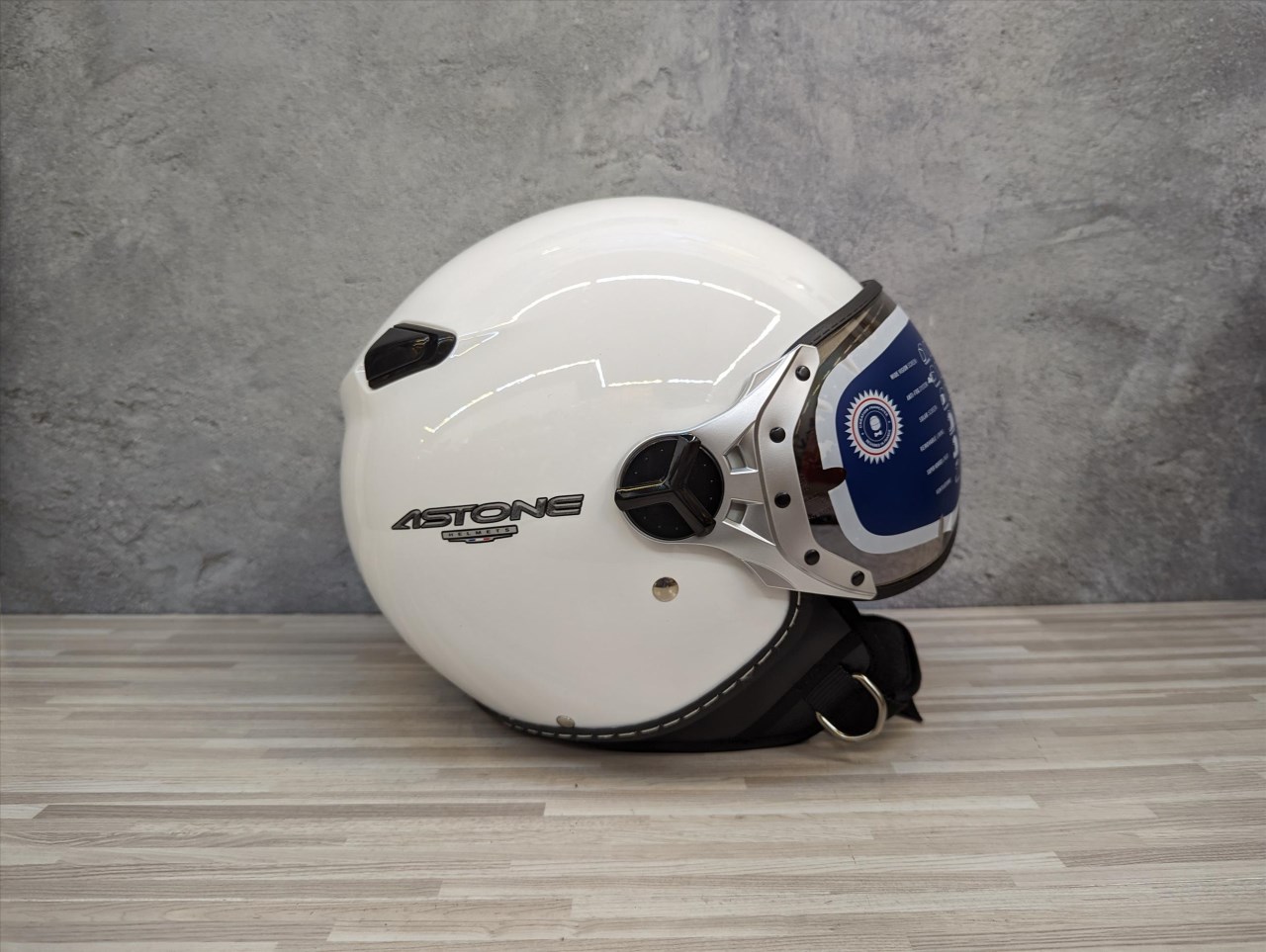 《遠古騎士》ASTONE KSS 素色 白色 復古帽 飛行帽 飛行員 半罩 半罩安全帽 安全帽