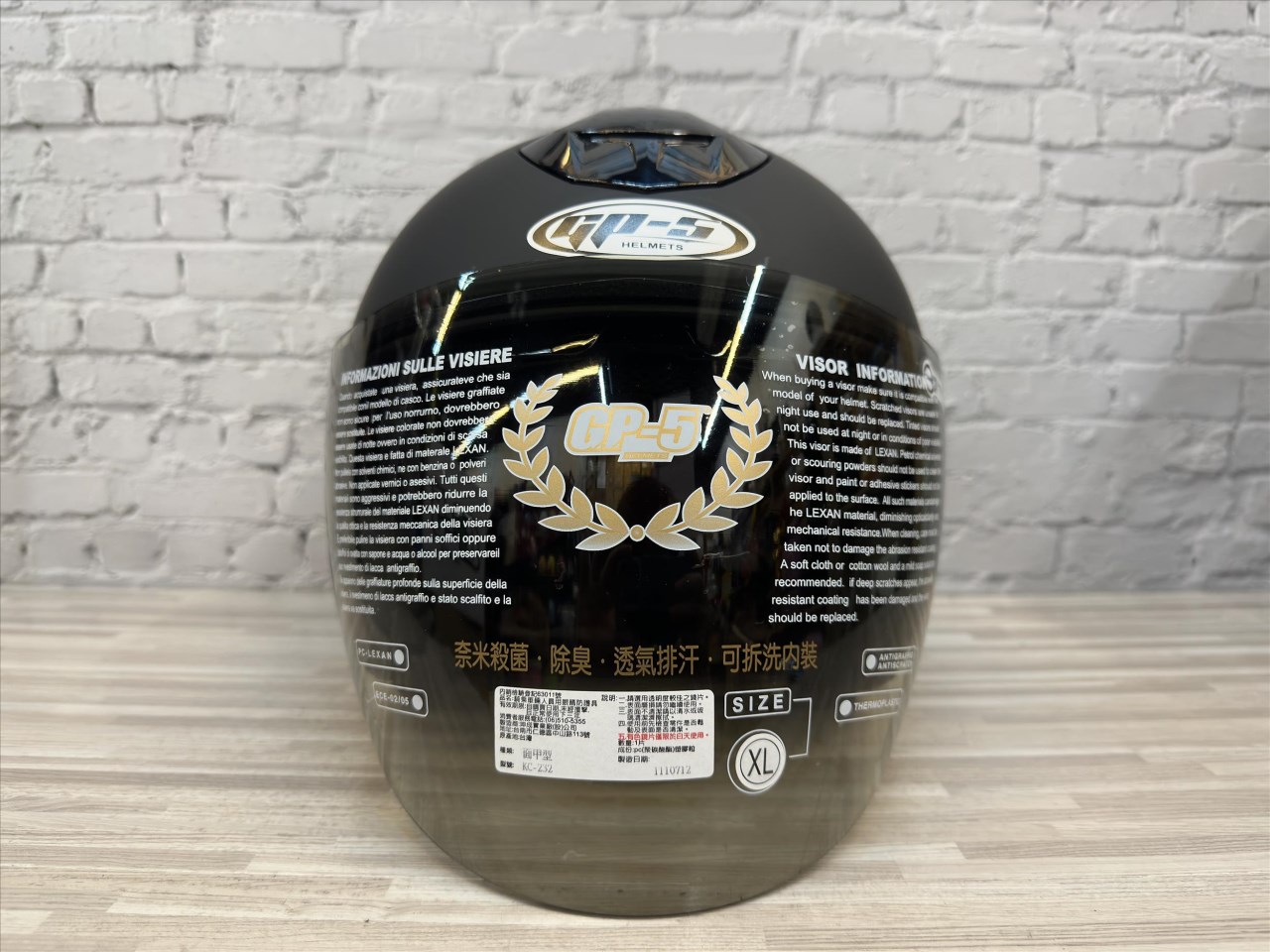 《遠古騎士》GP5 233 素色 消光黑 雙層鏡片半罩 安 雙層鏡片半罩 安全帽 全可拆洗
