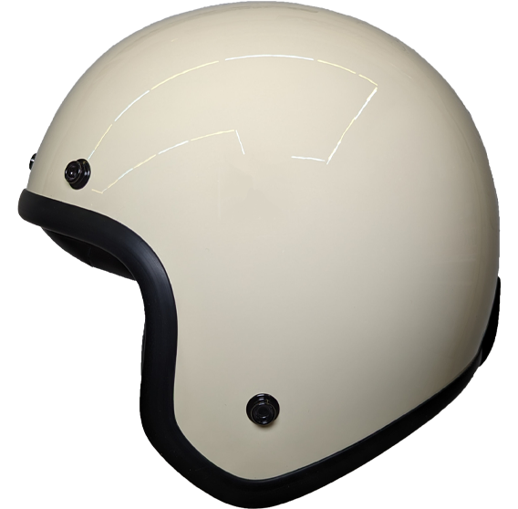 《遠古騎士》EVO CA309/310 精裝 黑邊 象牙白 騎士復古帽 安全帽