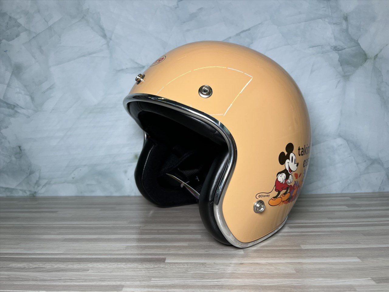 《遠古騎士》EVO 米奇秋楓 精裝版 駝色 聯名安全帽 復古安全帽 CA310 CA309