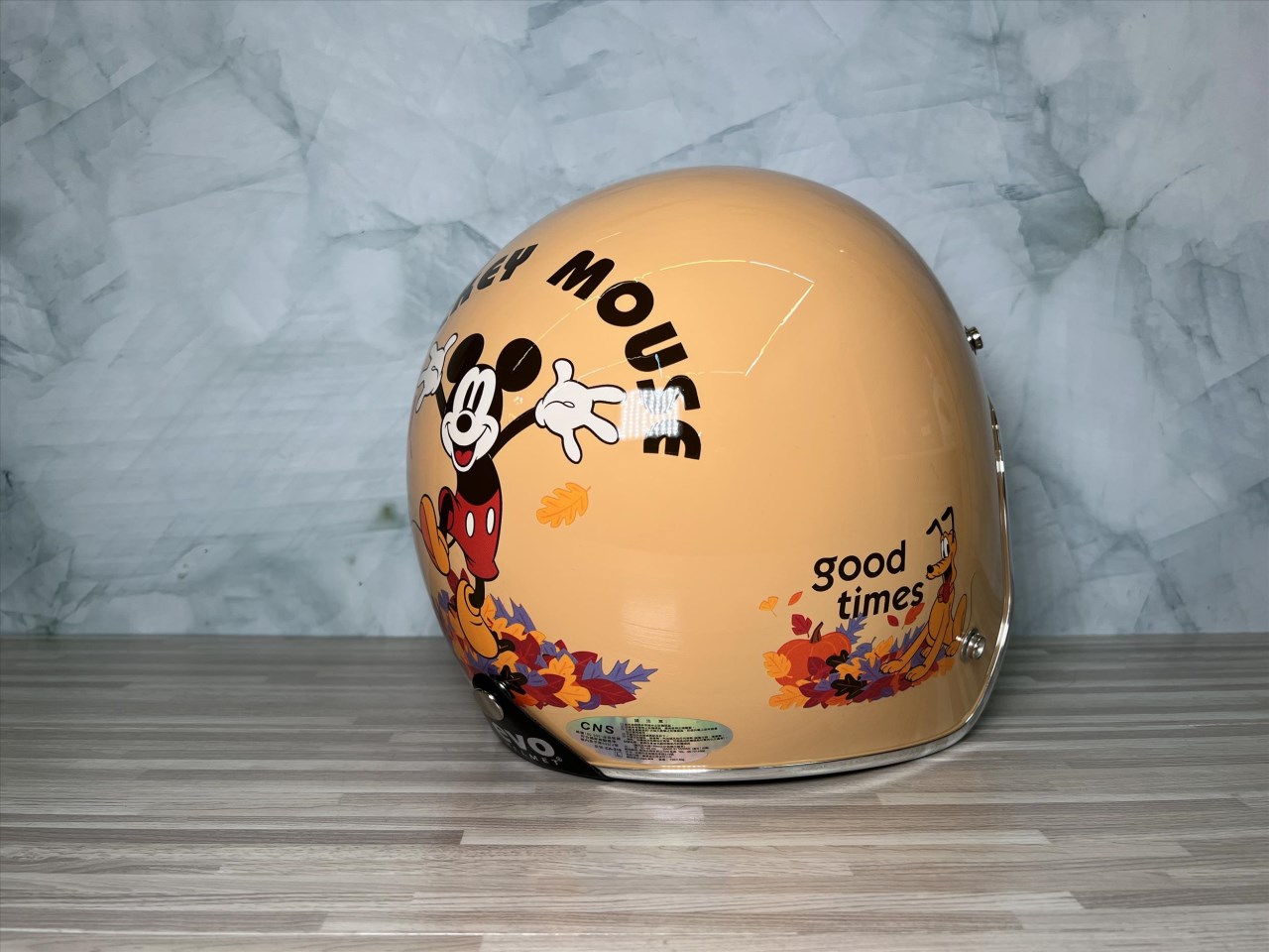 《遠古騎士》EVO 米奇秋楓 精裝版 駝色 聯名安全帽 復古安全帽 CA310 CA309