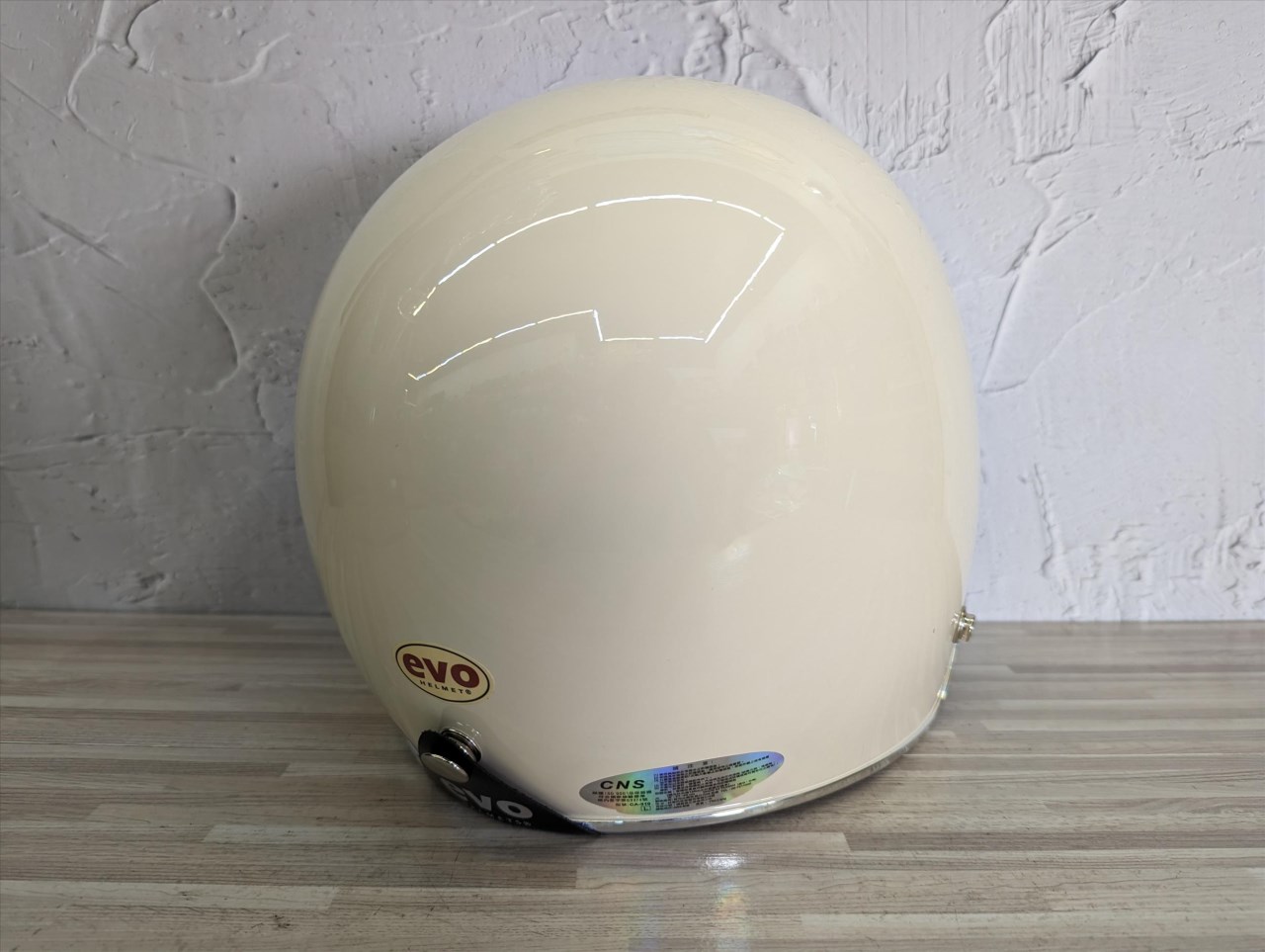 《遠古騎士》EVO CA309/310 精裝銀邊復古騎士帽 象牙白 安全帽
