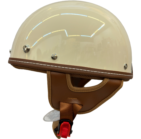 《遠古騎士》EVO CA019 精裝版 素色 象牙白 復古帽 碗公帽 飛行帽 襯可拆式