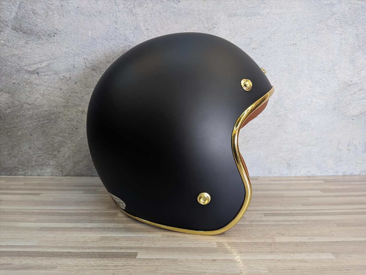 《遠古騎士》EVOCA310 乳膠金條 平黑 復古騎士帽 安全帽 插扣