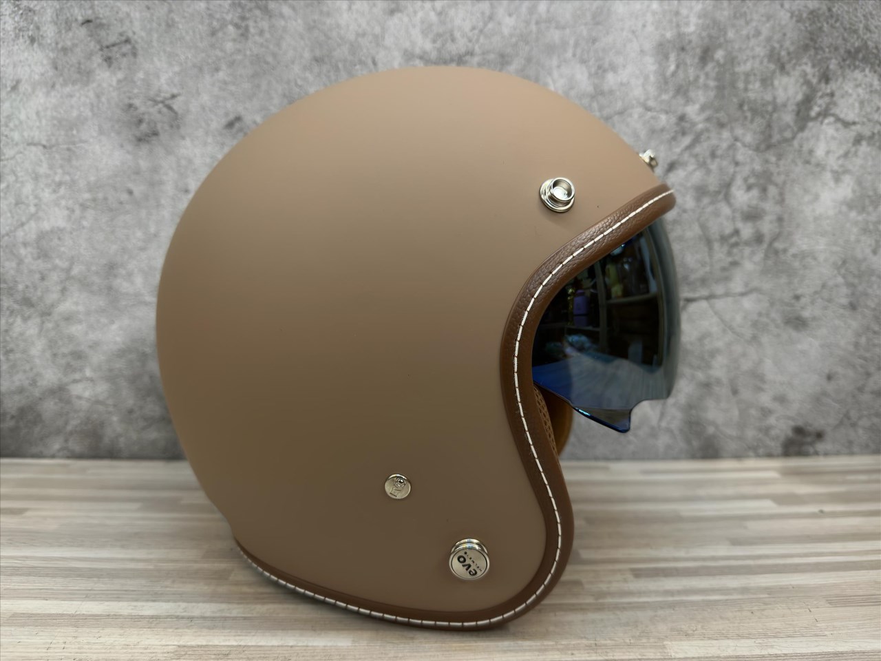 《遠古騎士》EVO CA312 艾莉莎 ALISA 消焦糖奶 電鍍內鏡式 透氣咖啡內襯 安全帽