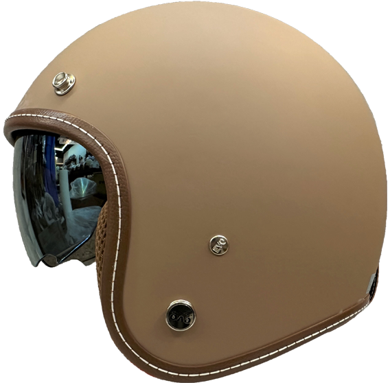 《遠古騎士》EVO CA312 艾莉莎 ALISA 消焦糖奶 電鍍內鏡式 透氣咖啡內襯 安全帽