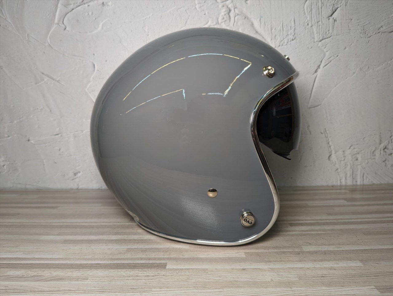 《遠古騎士》EVO CA312 CA312S 水泥灰 復古帽 精裝銀邊 內墨鏡