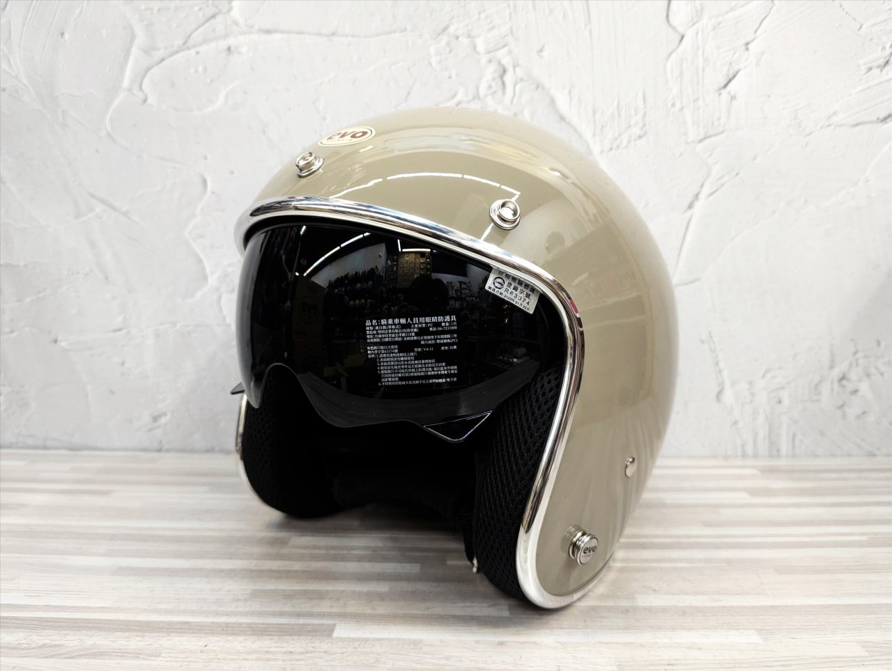 《遠古騎士》EVO CA312 CA312S 荒野綠 復古帽 精裝銀邊 內墨鏡