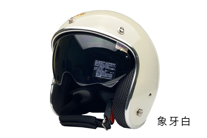 《遠古騎士》EVO CA312 CA312S 象牙白 復古帽 精裝銀邊 內墨鏡