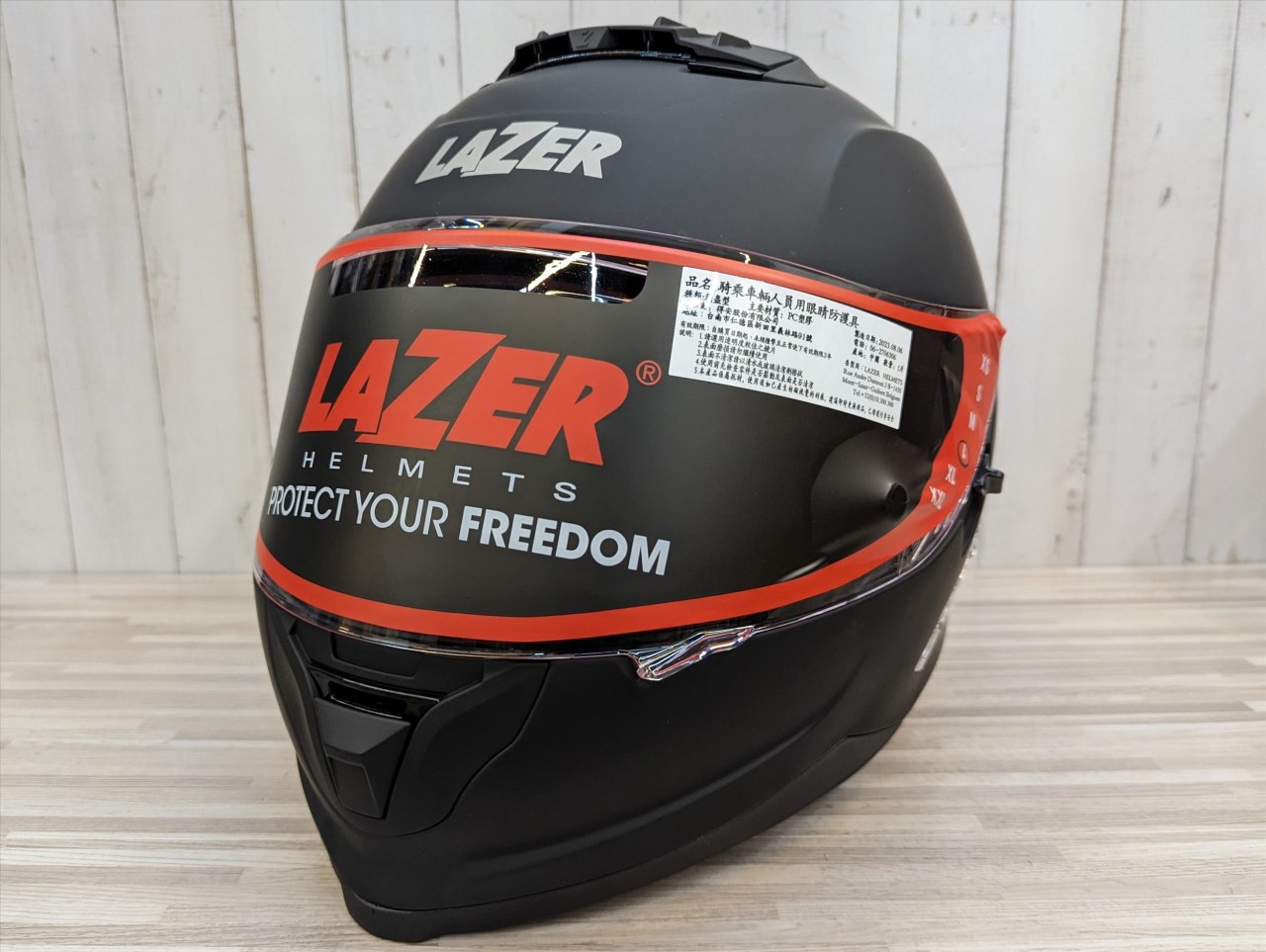 《遠古騎士》LAZER Rafale SR Z-LINE 素色 消光黑 全罩安全帽 大鴨尾亞版