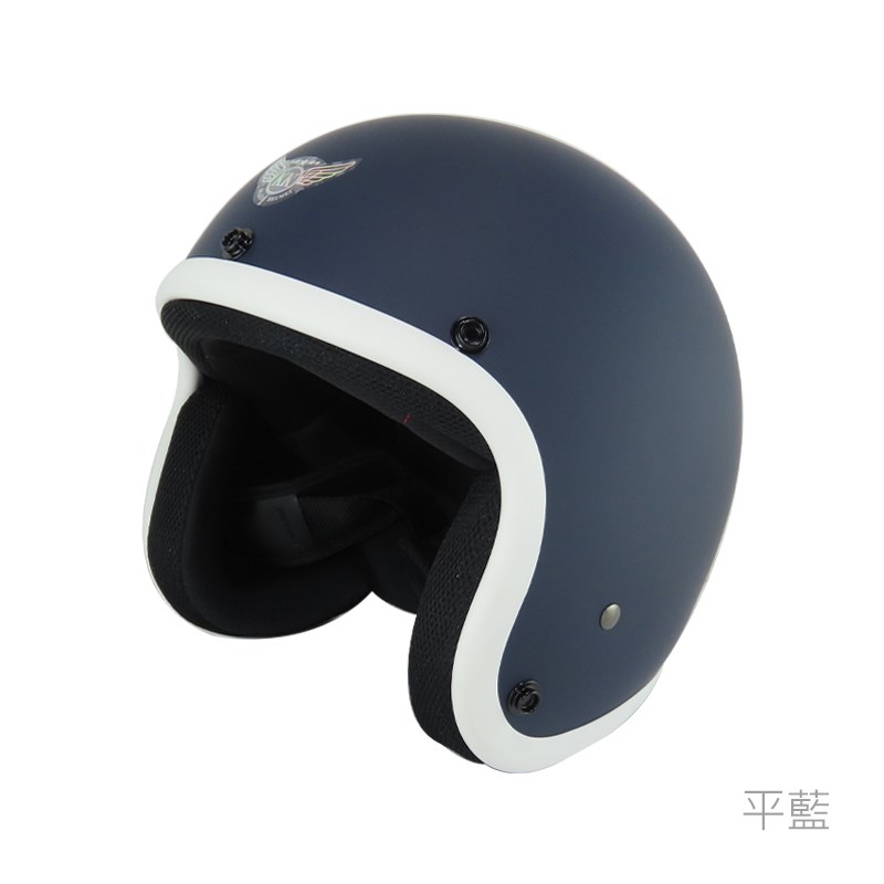 《遠古騎士》華泰 K-803 A3 K-805A3 平藍白 寬版 復古帽大騎士帽 小騎士帽 安全帽