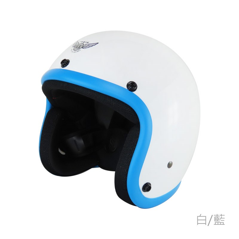 《遠古騎士》華泰 K-803 A3 K-805A3 白藍 寬版 復古帽大騎士帽 小騎士帽 安全帽
